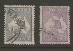 Australia kangaroos 1915 SG 24,39 FU #c477.1