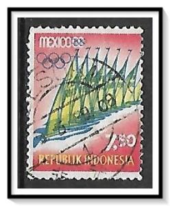 Indonesia #743a Olympics Used