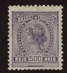 Brazil Scott 213 Used 1916 stamp CV$9.50 very light cancel