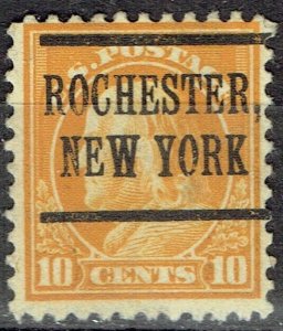 1917 10c FRANKLIN with precancel f/ ROCHESTER NY(510-219) Nice local type!