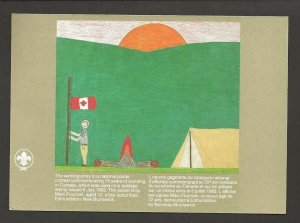 1983 Canada World Boy Scout Jamboree postcard FD