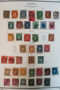 Norway 1800s to 1990s Rare Potent Century-Long Stamp Collection