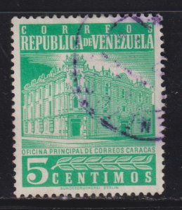 Venezuela 703 Caracas General Post Office 1958