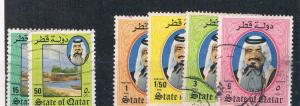 Qatar 651;653-655;657 Used (Q0026)