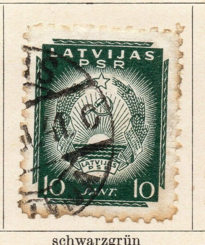 Latvia 1941 Early Issue Fine Used 10s. NW-07548 