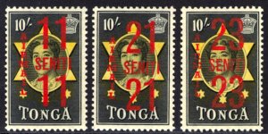 Tonga 1968 Scott #C37-C39 Mint Never Hinged