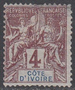 Ivory Coast 3 MH CV $5.25