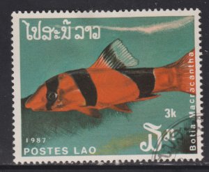 Laos 820 Botia Macracantha 1987