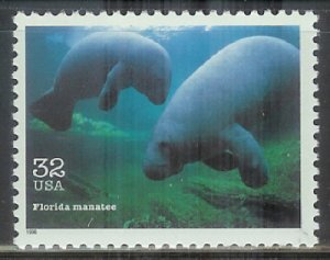 3105o Endangered Species:  Florida Manatee MNH single