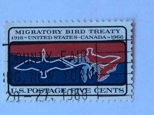 USA–1966–Single “Bird” Stamp–SC# 1306 - Used