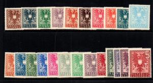 Austria 1945 Scott 432-54 mh scv $5.80 less 50%=$2.90 BIN