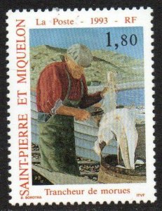 St. Pierre & Miquelon Sc #590 MNH