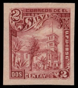 ✔️ EL SALVADOR 1896 - UPU IMPERFORATED NO WM HBNC SC.157C MNGAI [041]