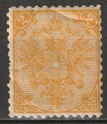 Bosnia 1879 Sc 4 MH* type I folds small tear (repaired)