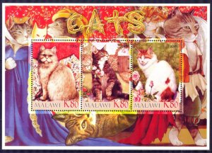 Malawi 2005 Domestic Cats Sheet MNH