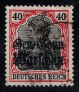 Poland Scott N15 Used German occupation WW1 Overprint