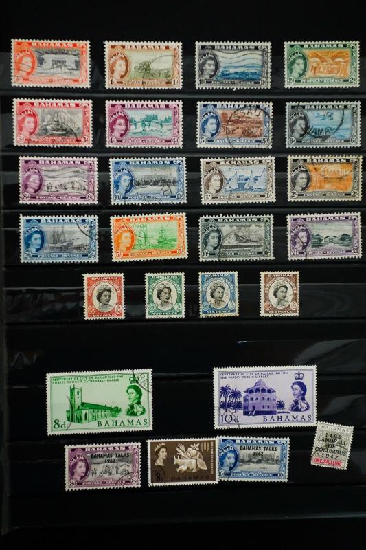 Bahamas Early to Mid-1900s Stamp Collection
