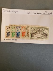 Stamps Guadeloupe Scott #168-86 h