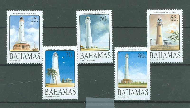 Bahamas #1154-1158  Single (Complete Set) (Lighthouses)