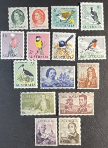 AUSTRALIA # 365-379-MINT NEVER/HINGED--COMPLETE SET--1963-65(lotP)