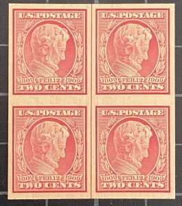 US Stamps- SC# 368 - MNH - Block Of 4 - Lincoln - SCV = $120.00