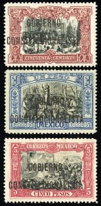 Mexico Stamps # 431-3 MLH VF Scott Value $56.00