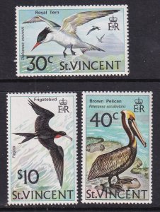 St Vincent 379-381 Birds MNH VF