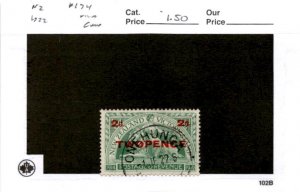 New Zealand, Postage Stamp, #174 Used, 1922 (AB)