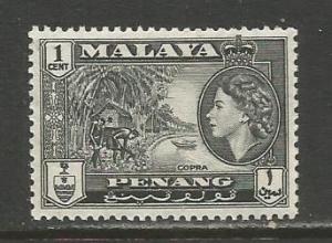 Malaya-Penang   #45  MLH  (1957)  c.v. $0.30