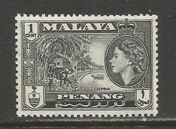 Malaya-Penang   #45  MLH  (1957)  c.v. $0.30