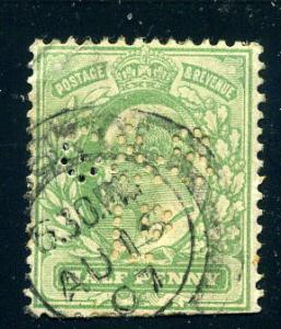 Great Britain - Scott #143 - Edward VII - 1904 1/2p - Used