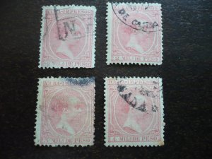 Stamps - Cuba - Scott# P19,p21,p22,p23, - Used Partial Set of 4 Newspaper Stamps