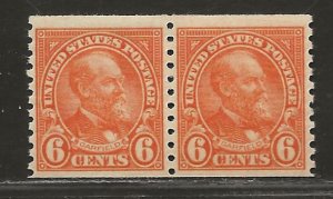 UNITED STATES SC# 723   PAIR   FVF/MLH