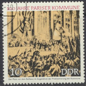 German Democratic Republic  SC# 1281  CTO Paris Commune  see details and scans 