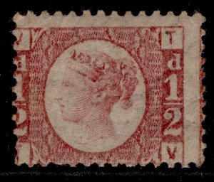 GB QV SG49, ½d rose plate 14, NH MINT. Cat £120+ TV 