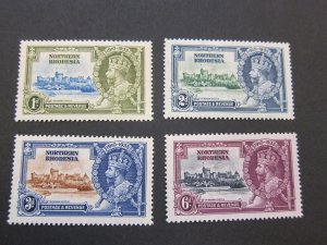 Northern Rhodesia 1935 Sc 18-21 Silver Jubilee set MNH