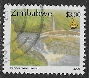 Zimbabwe ~ Scott # 844 ~ Used ~ Pungwe Water Project