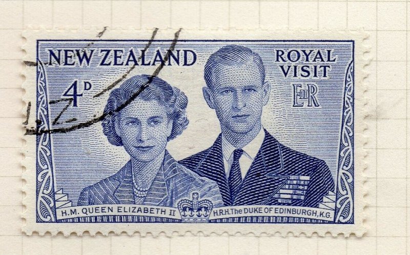 New Zealand 1953 Early Issue Fine Used 4d. NW-94924