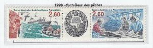 French Southern & Antartic FSAT 1998 - Fisheries- MNH pair #  237a