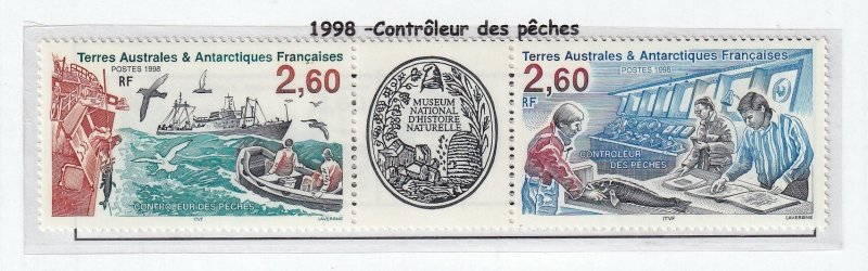 French Southern & Antartic FSAT 1998 - Fisheries- MNH pair #  237a