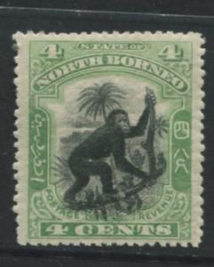 North Borneo - Scott 103 -Definitive Issue - 1899 - MLH - Single 4c Stamp