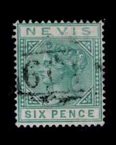 VINTAGE:NEVIS 1882-90 USD,BH SCOTT # 28 $ 600 LOT # VSANEV1882GD