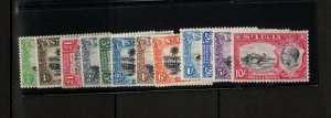 St Lucia #95 - #106 Very Fine Mint Original Gum Hinged Set