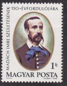 Hungary # 2210, Imre Madach - Poet, NH