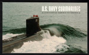 US 2000 Navy Submarines Complete Booklet; Scott BK279; MNH