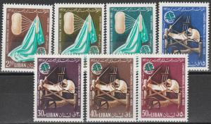 Lebanon #C439-45  MNH  CV $12.40  (A9686)