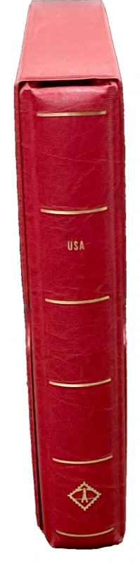 Lighthouse USA Padded RED Perfect DP Turnpost Album with Slipcase - USED