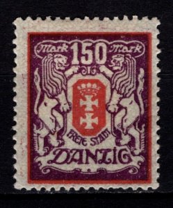 Danzig 1923 Definitives, 150m [Unused]