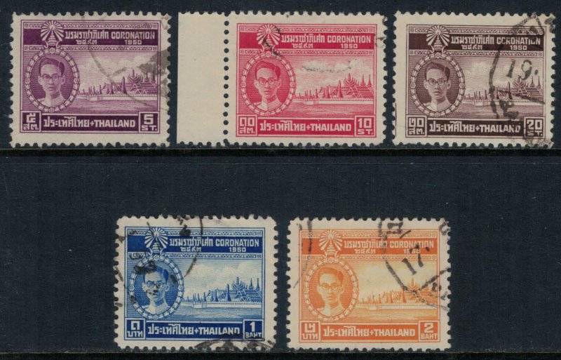 Thailand #275-6,8,80-1  CV $3.60