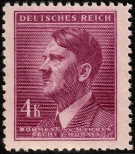 ✔️ GERMANY BOHEMIA MORAVIA 1942 WWII NAZI ERA HITLER SC 76 ** MNH OG [1BM103]